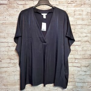 H&M Silky Kaftan/Poncho Top Oversized Sold Out Sz XL NWT